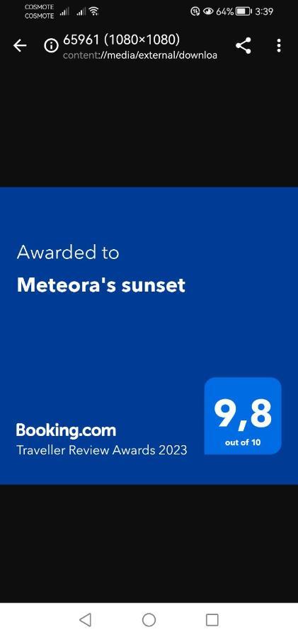Apartamento Meteora'S Sunset Kalambaka Exterior foto